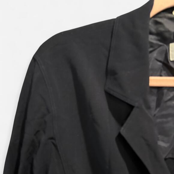 MaxMara Navy Blue Lightweight Classic Effortless Chic Blazer Size Medium - Picture 5 of 7